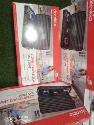Amazing Decakila 3 Burner Gasstove 2.2kw+1kw+2.2kw Gas Stove