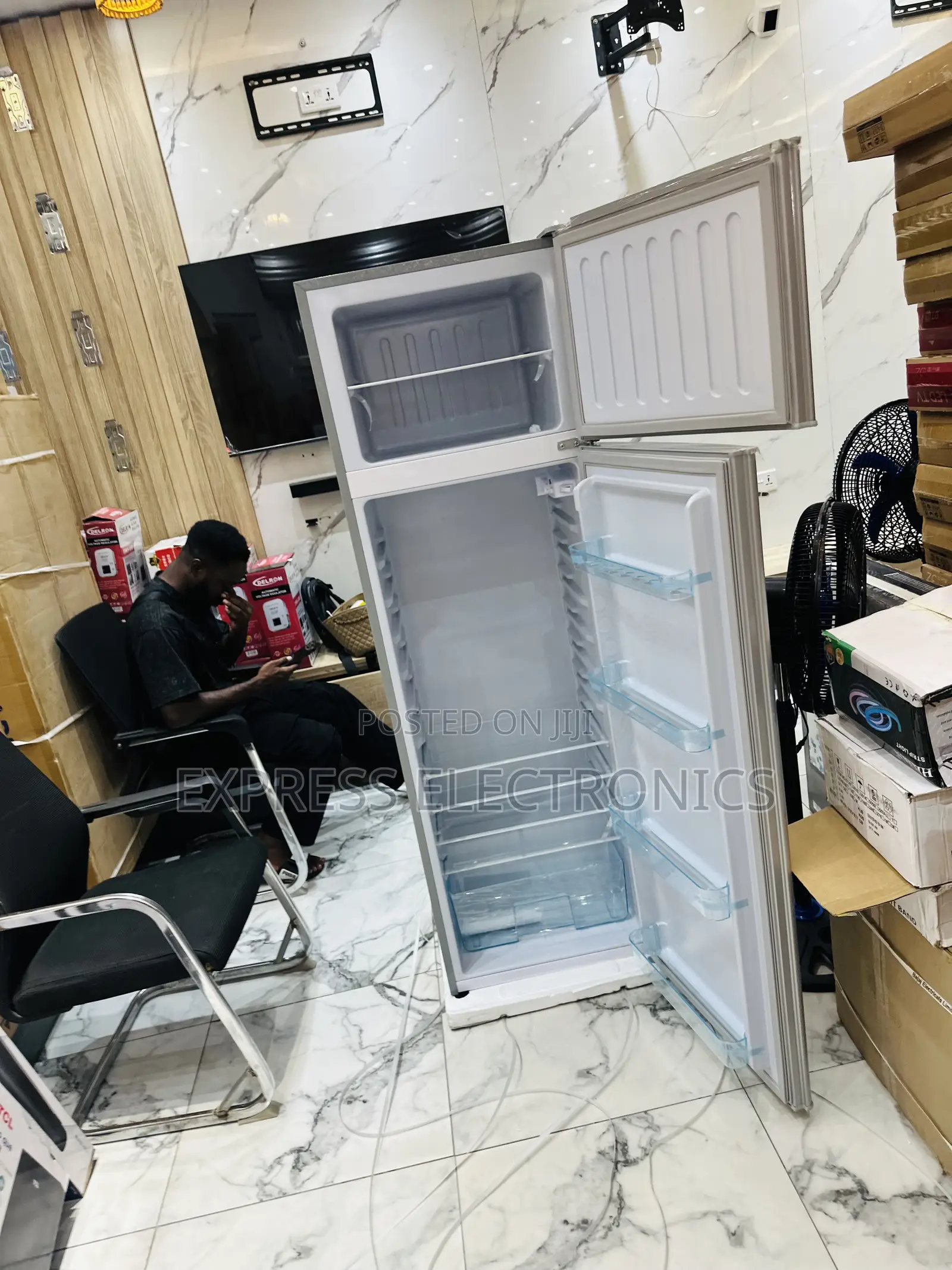 High Efficiency Double Door Fridge Nasco Nasf2-28fl