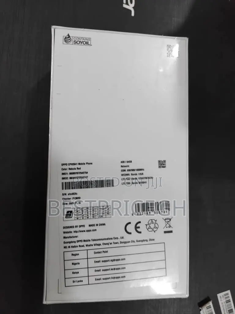 New Oppo A3x 64 GB White