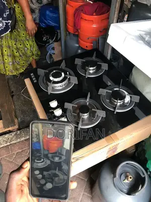 4burner Built-in Glass Stove