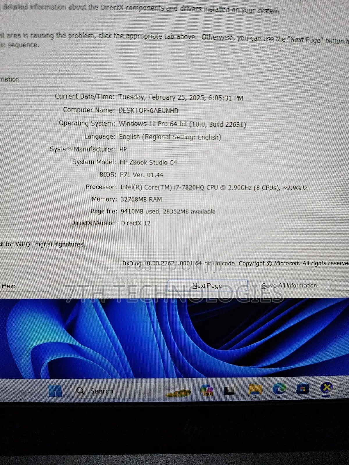 Laptop HP ZBook Studio G4 32GB Intel Core i7 SSD 512GB