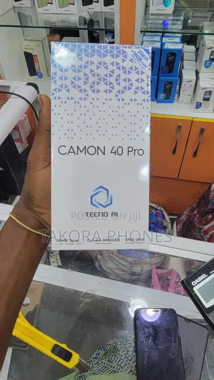 New Tecno Camon 40 Pro 4G 256 GB Black