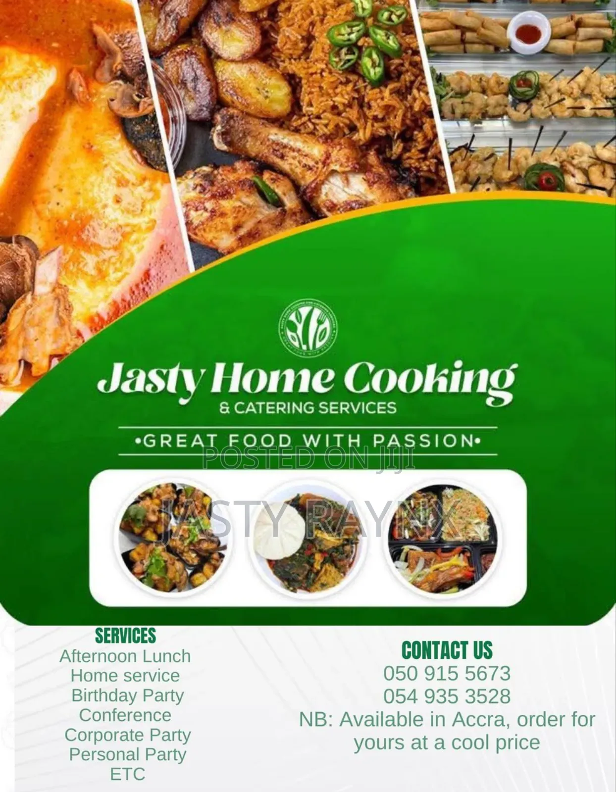 Jasty Home Cooking Catering Services