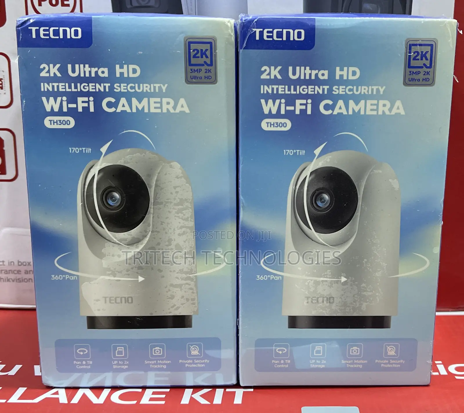 Tecno Th300 Ultra Hd Intelligent Security Wi-Fi Camera.