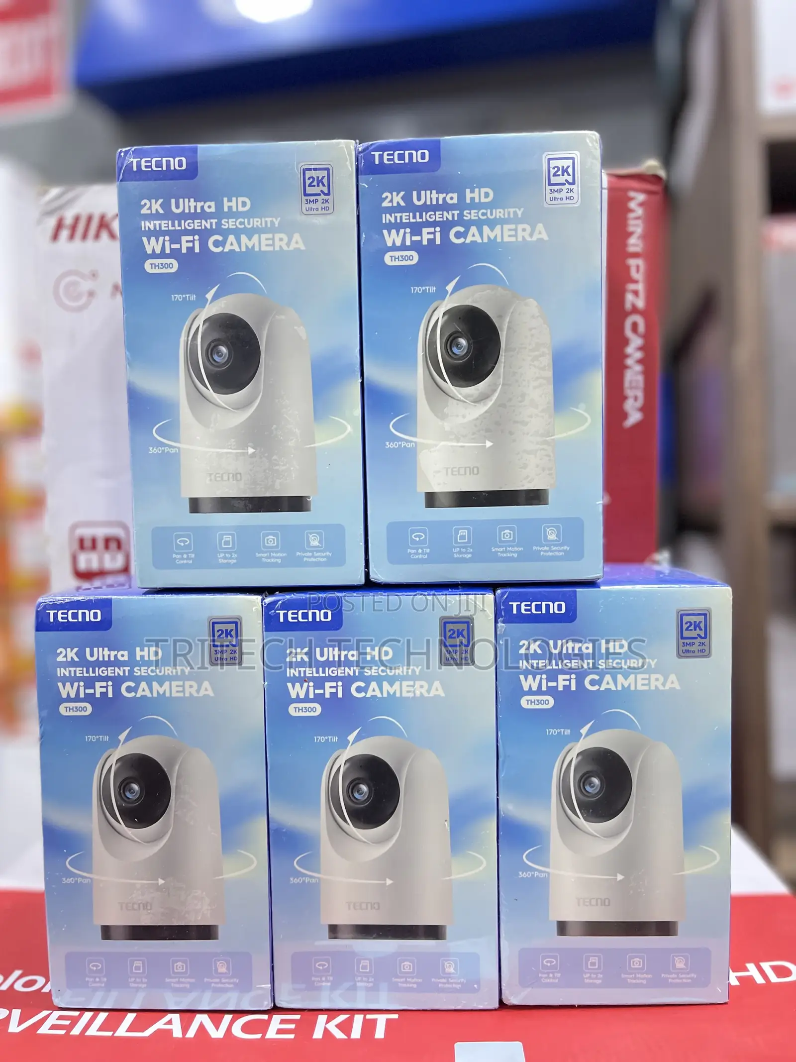 Tecno Th300 Ultra Hd Intelligent Security Wi-Fi Camera.