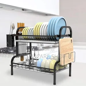 2 Tier Detachable Dish Rack,