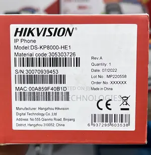 Hikvision Sip Telephone With Led Screen Ds-Kp800-He1