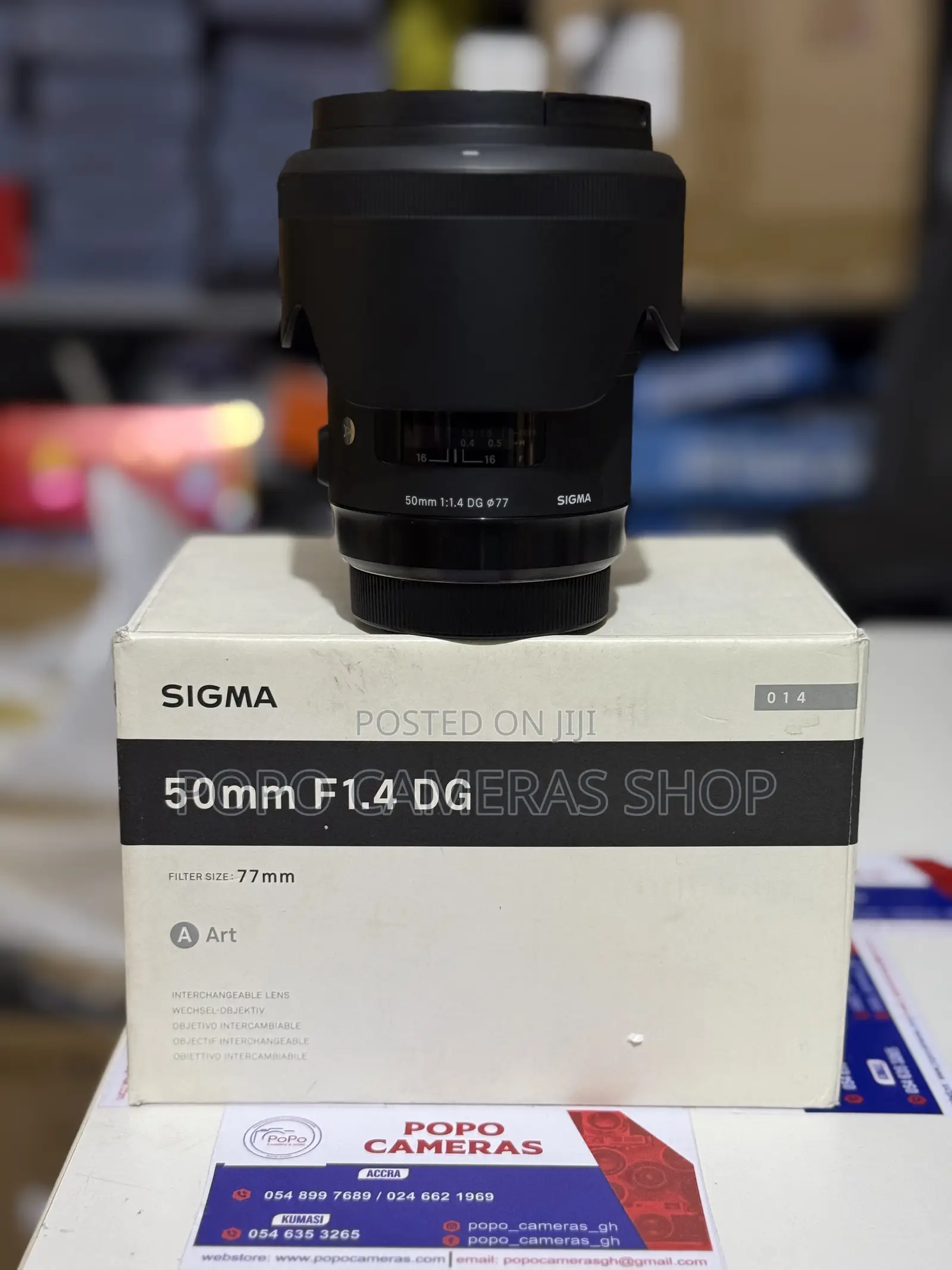 Sigma Arts 50mm F1.4 for Canon