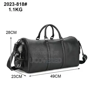 Skull Real Leather Duffel Bag