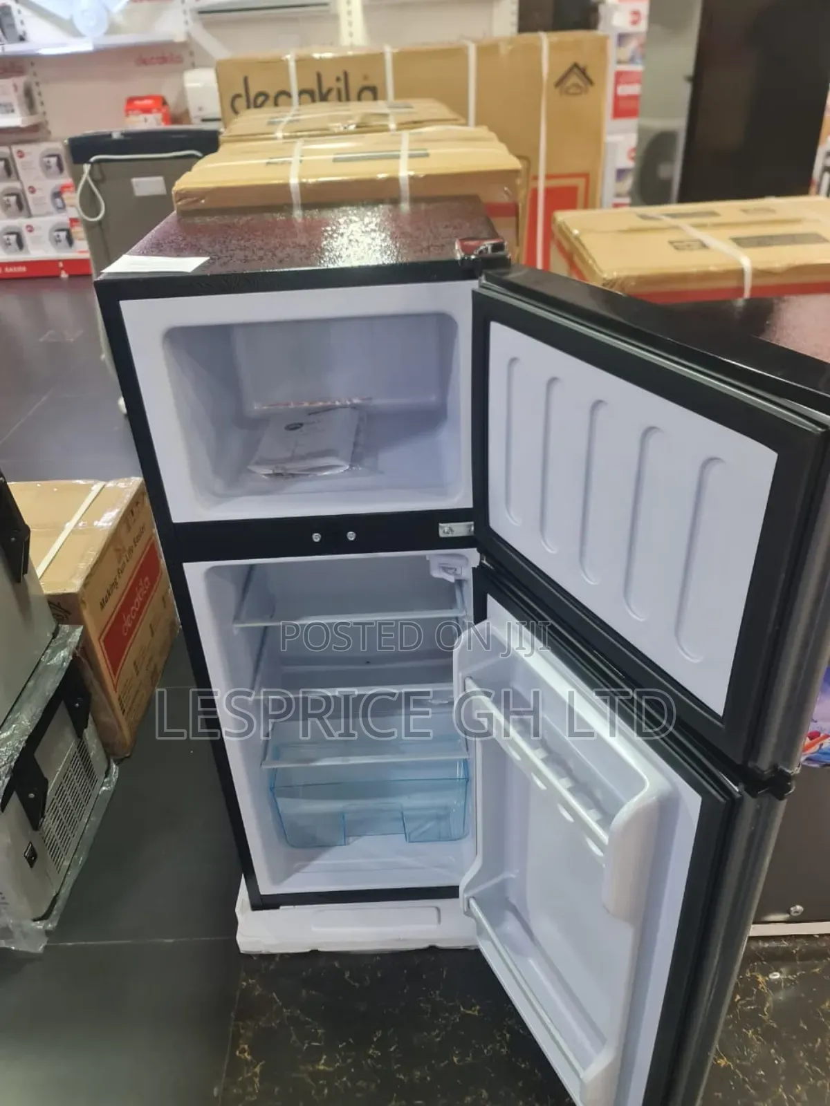 H a Double Door Kitchen Appliance Fridge for Daily Use