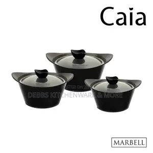 3pc Caia Sq Professional Cookware