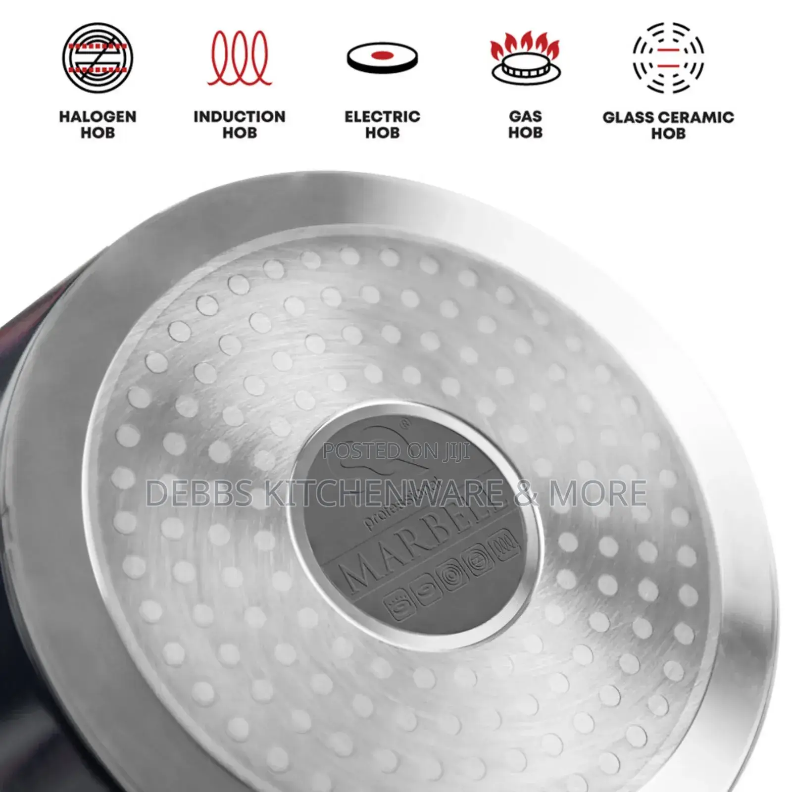 3pc Caia Sq Professional Cookware