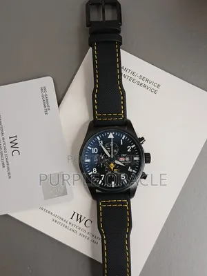 Iwc Royal Maces Pilot Chronograph Watch.