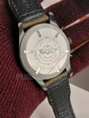 Iwc Top Gun Chronograph Watch With Battery Powered