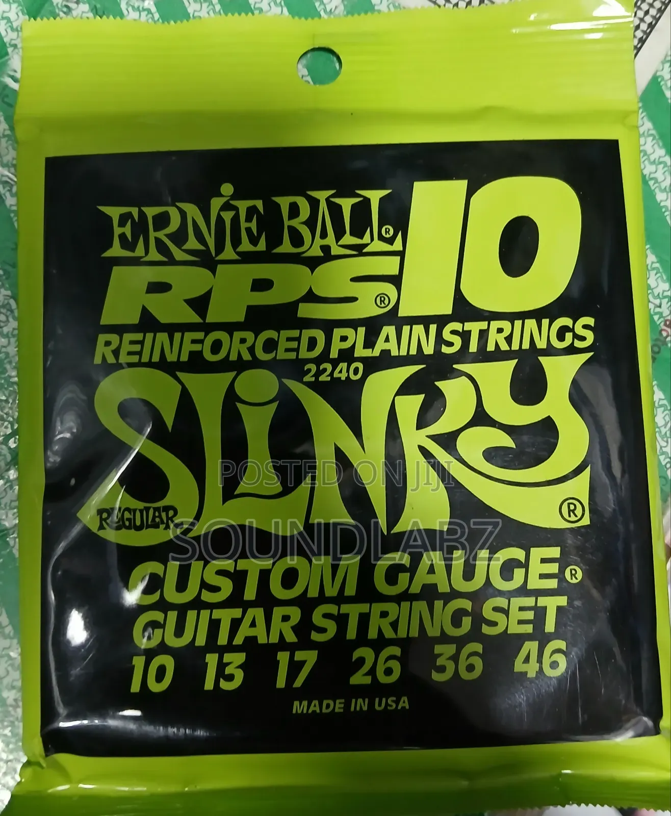 Ernie Ball RPS (Reinforced Electric Plain Strings)