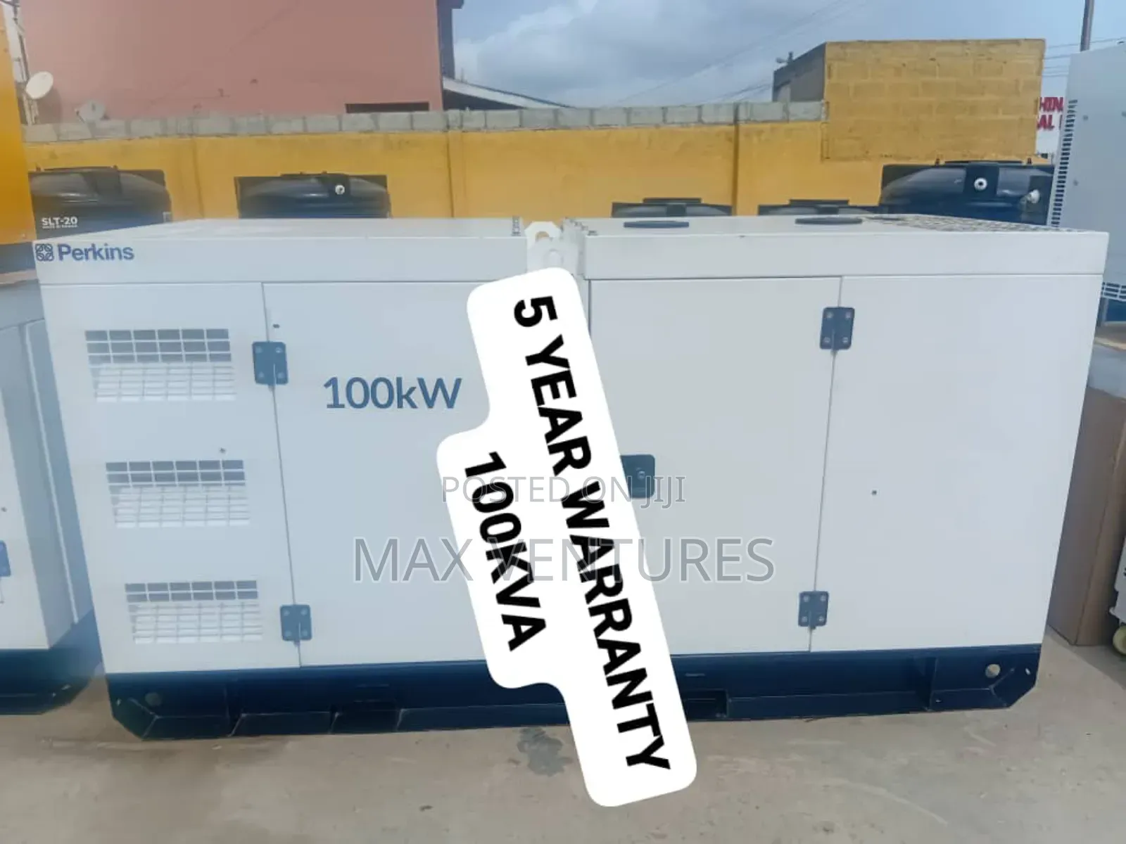 Stable Power Supply 100kva Perkins Diesel Genset Push Start