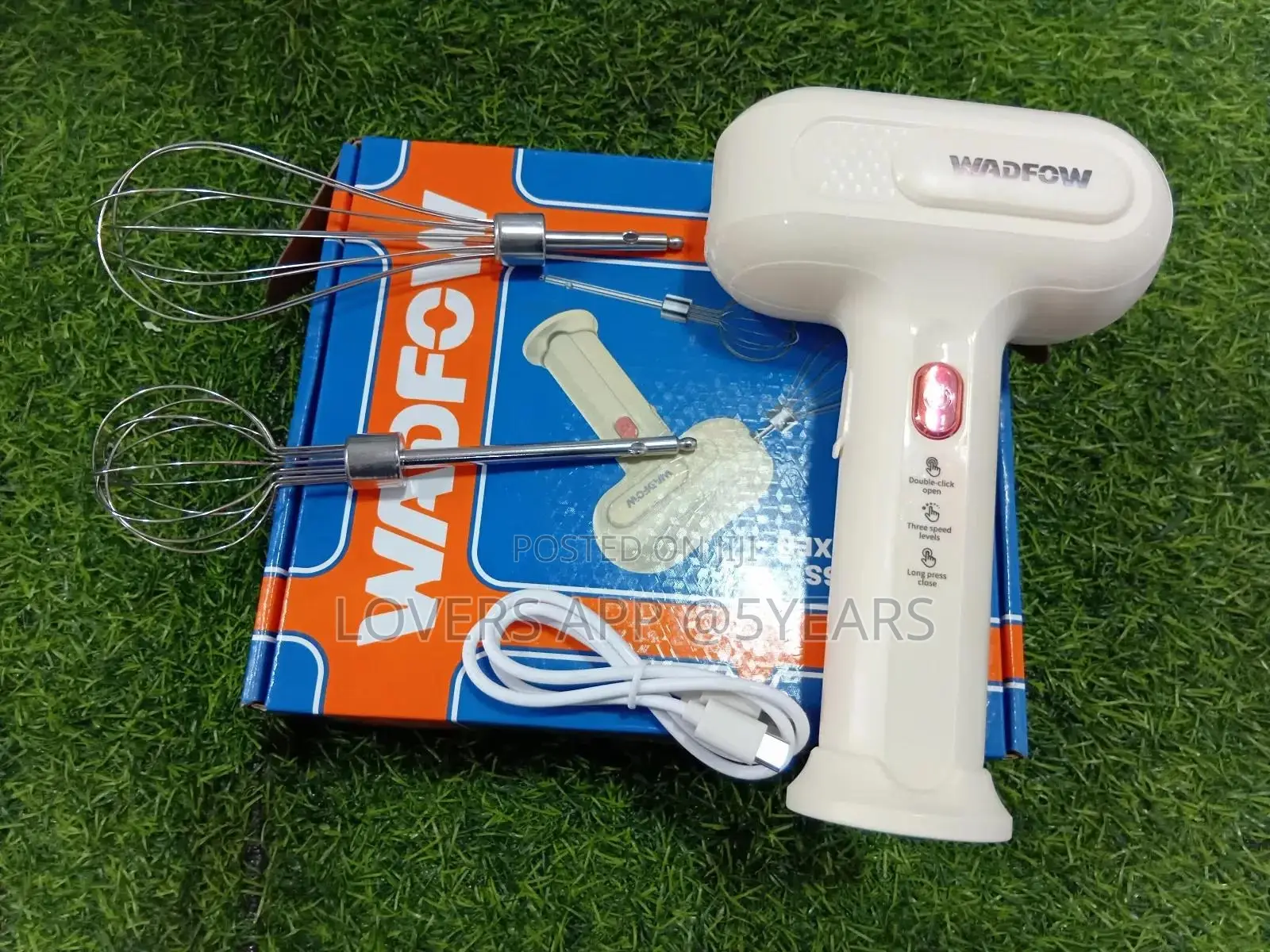 World-Class Wadfow Cordless Hand Mixer Wadfow 25w