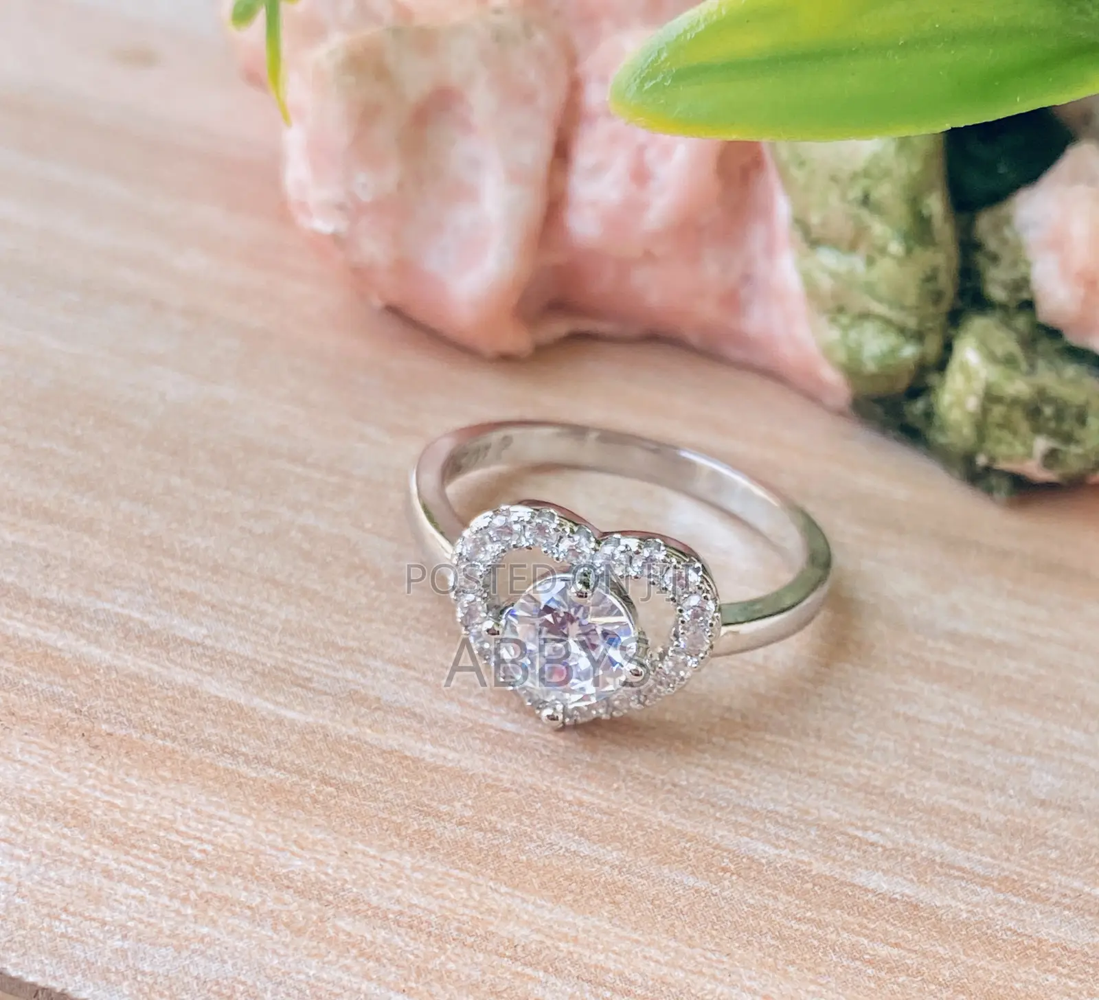 Romantic Heart Shaped Promise Ring