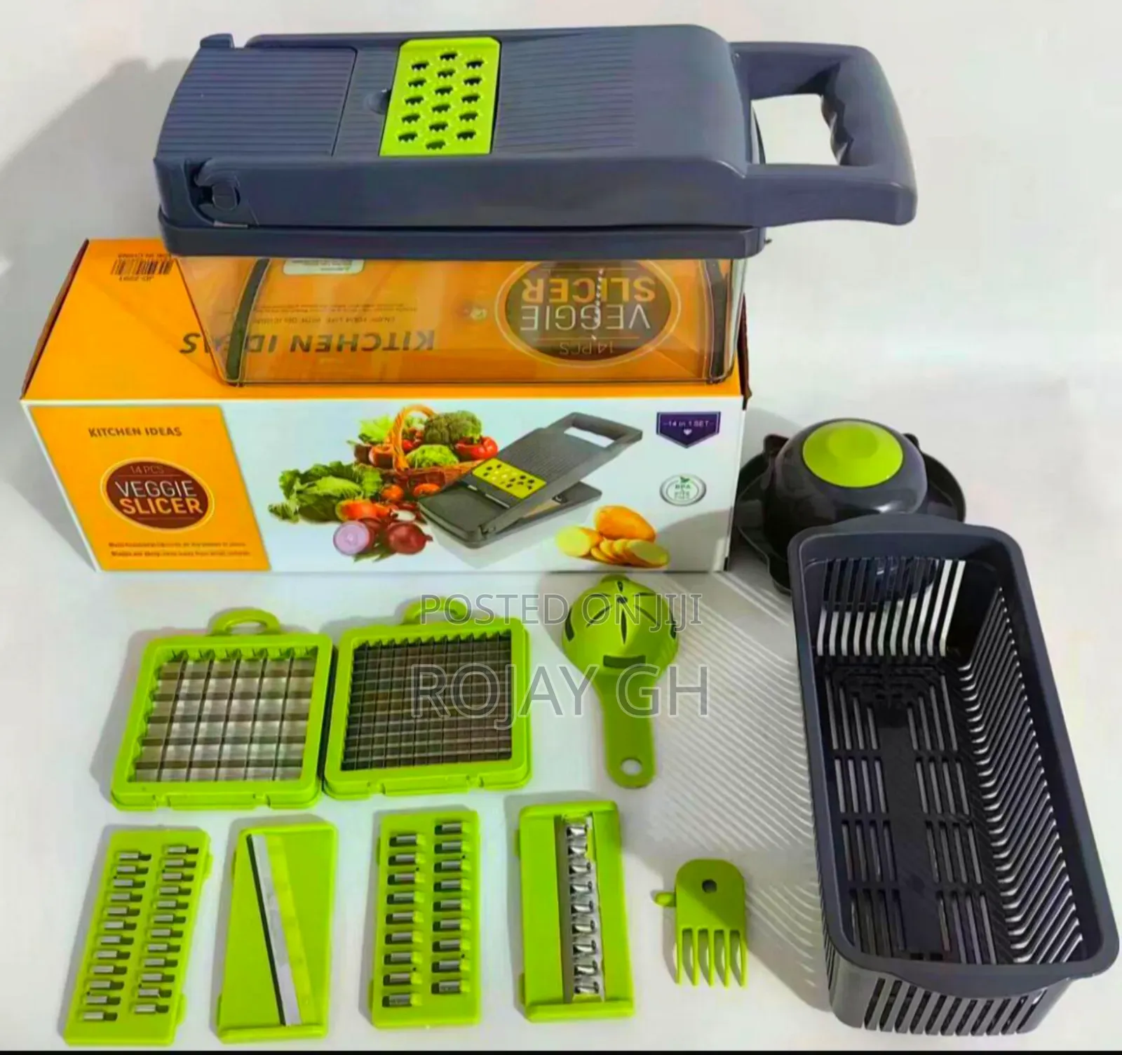 Vegetable Slicer/Chopper - 16pcs