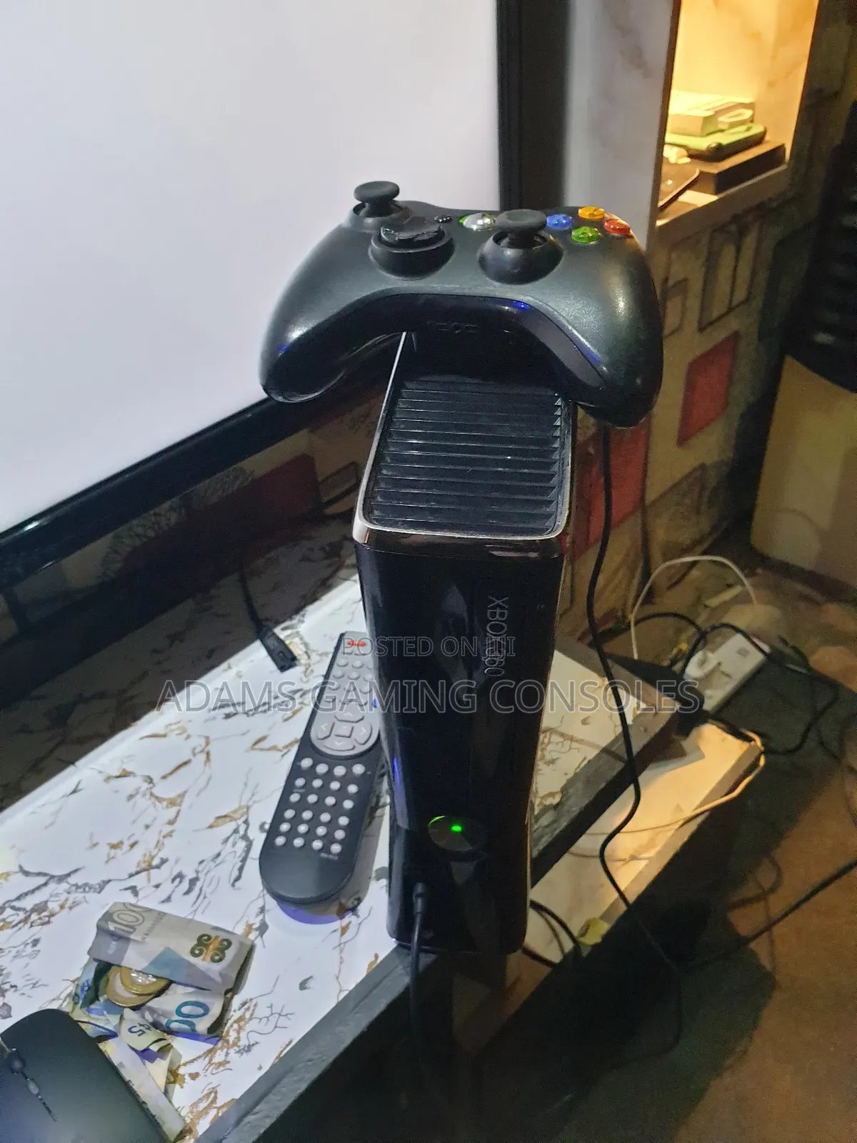 Microsoft Xbox360 Slim With Many Games From Home