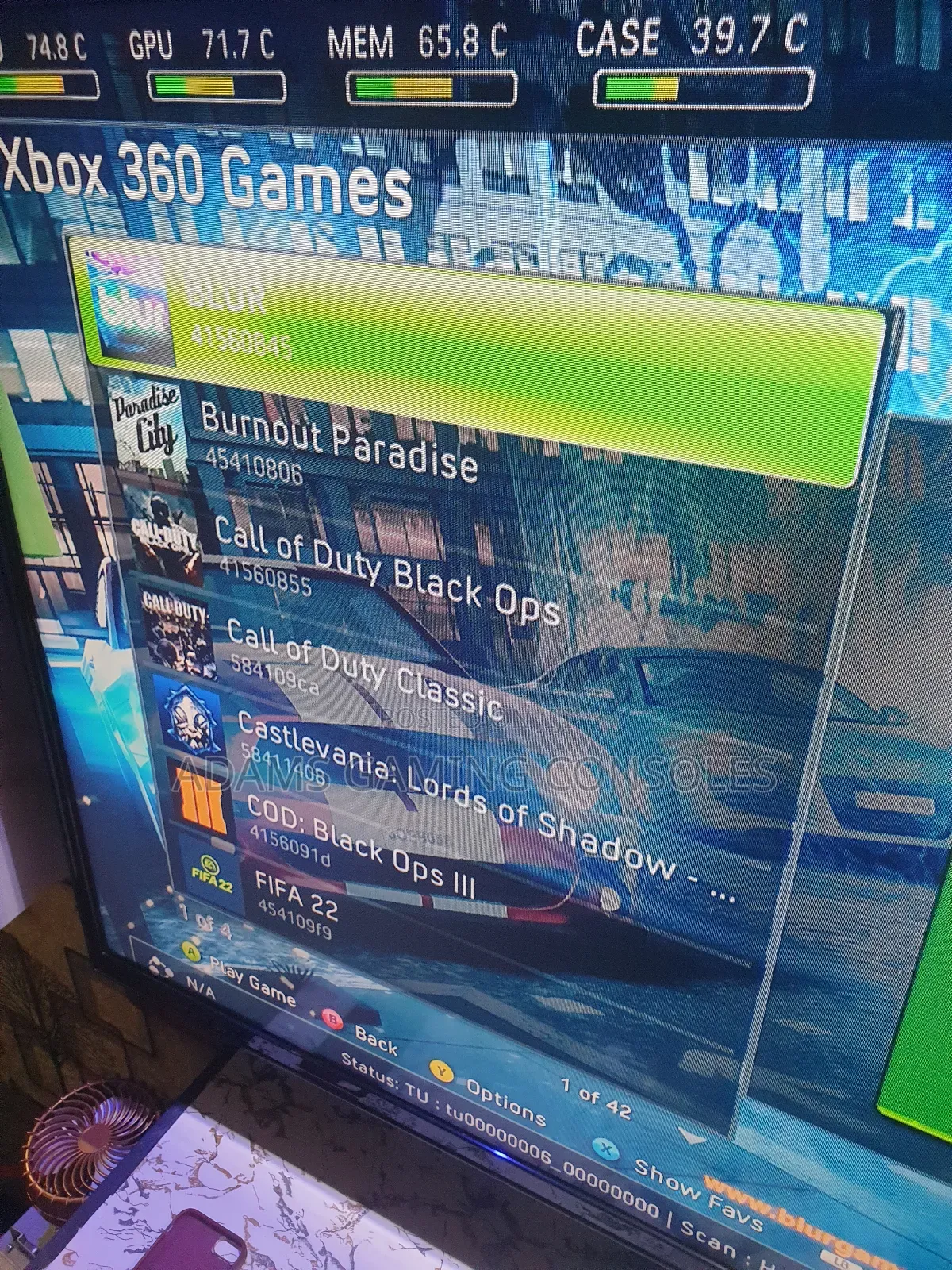 Microsoft Xbox360 Slim With Many Games From Home