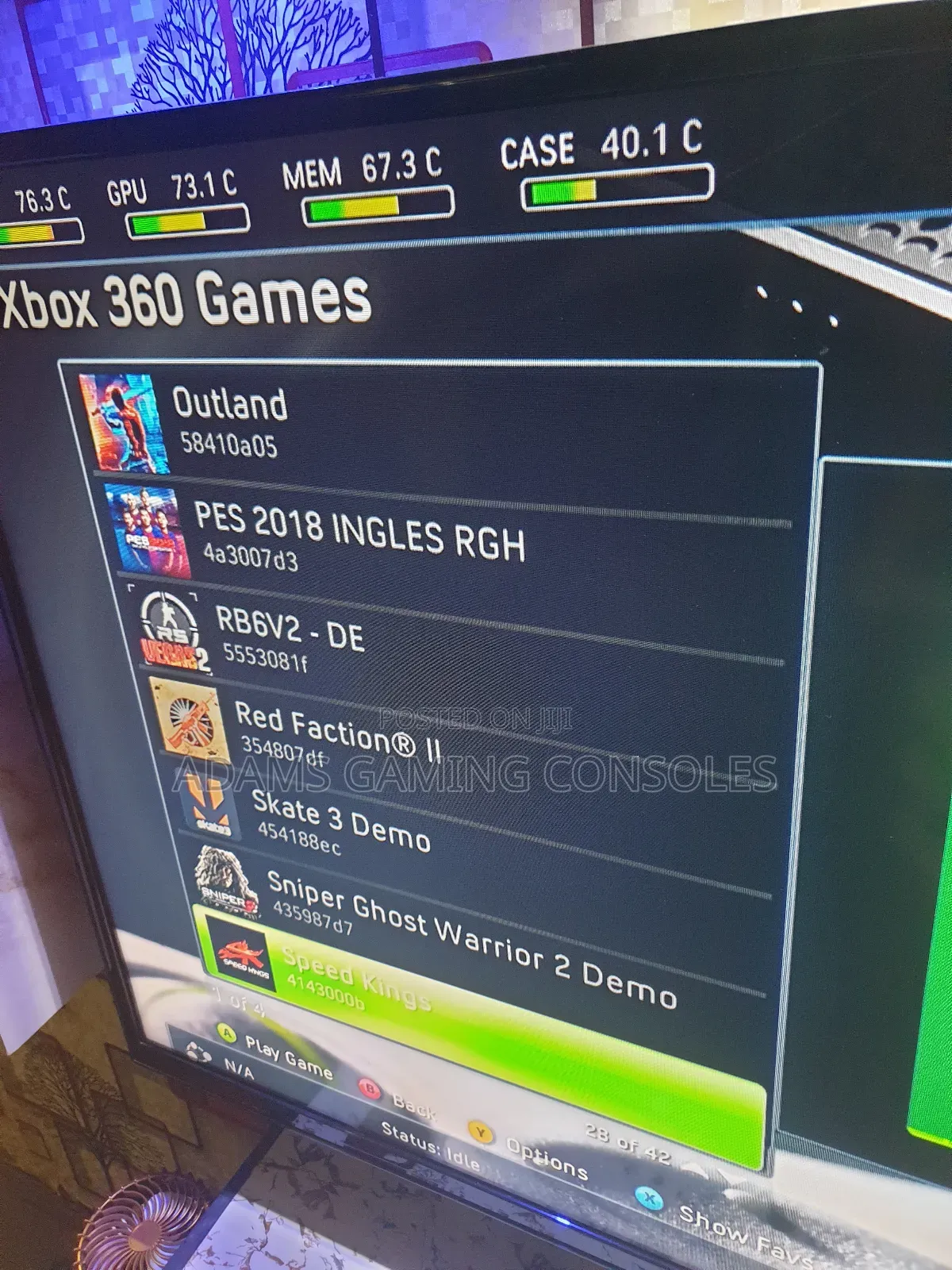 Microsoft Xbox360 Slim With Many Games From Home