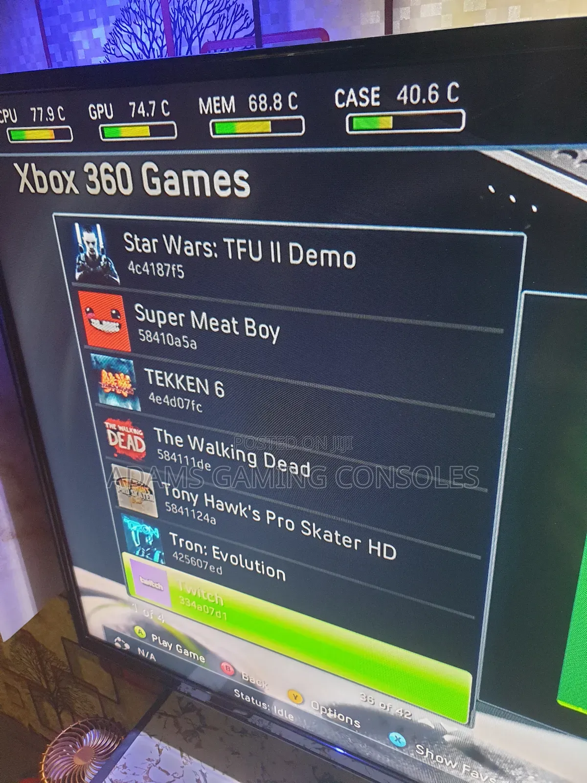Microsoft Xbox360 Slim With Many Games From Home
