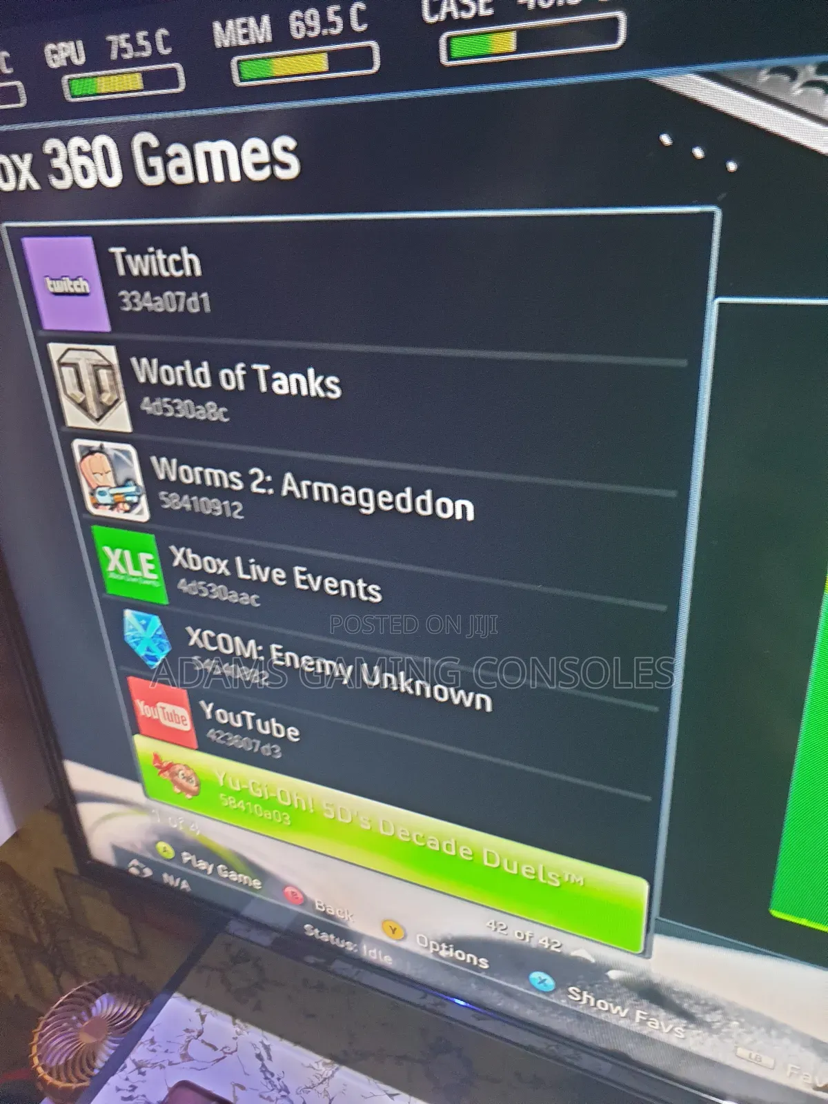 Microsoft Xbox360 Slim With Many Games From Home