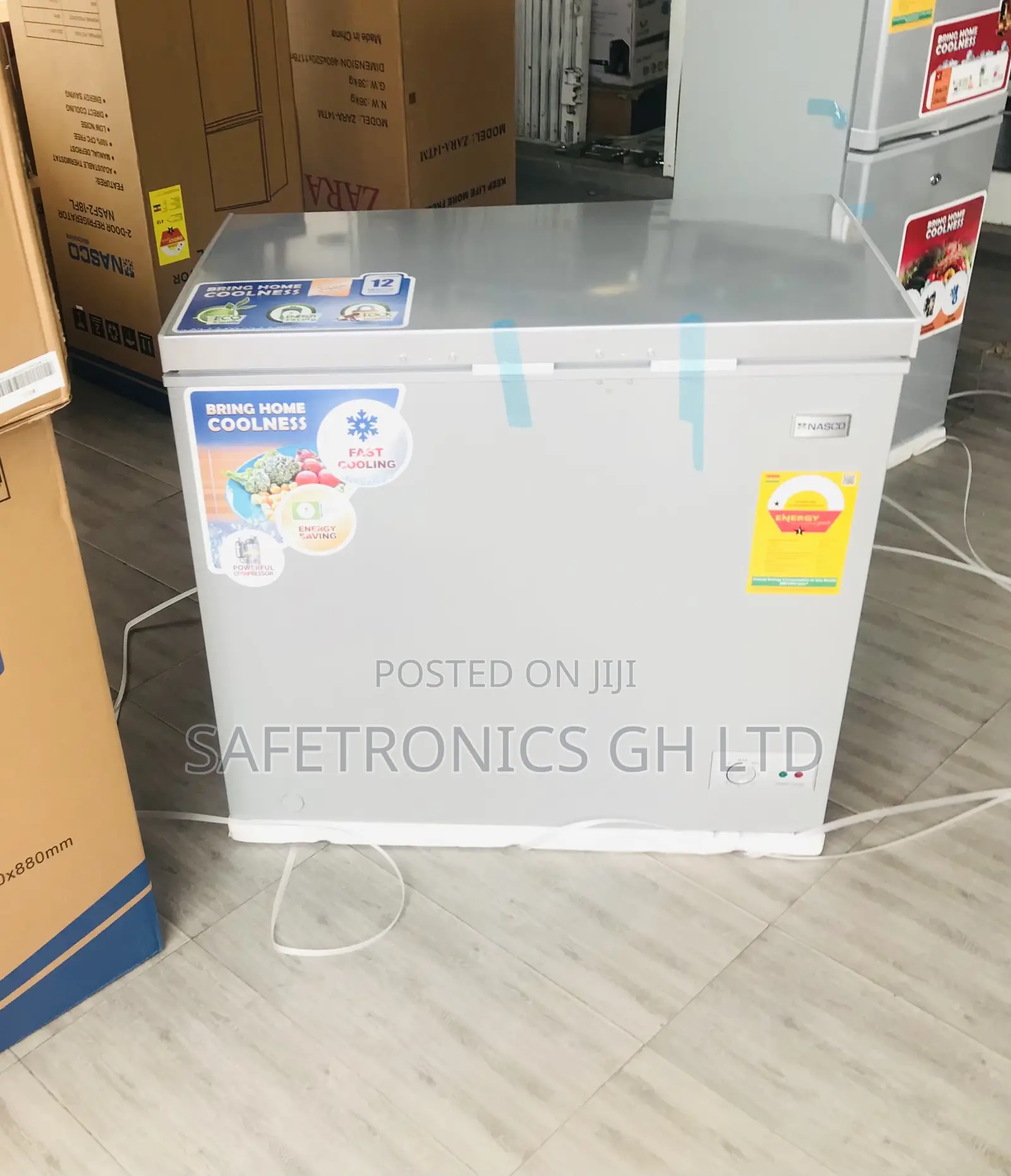 Fast Haven Singledoor 200 Liters Grey Nas-250 Freezer