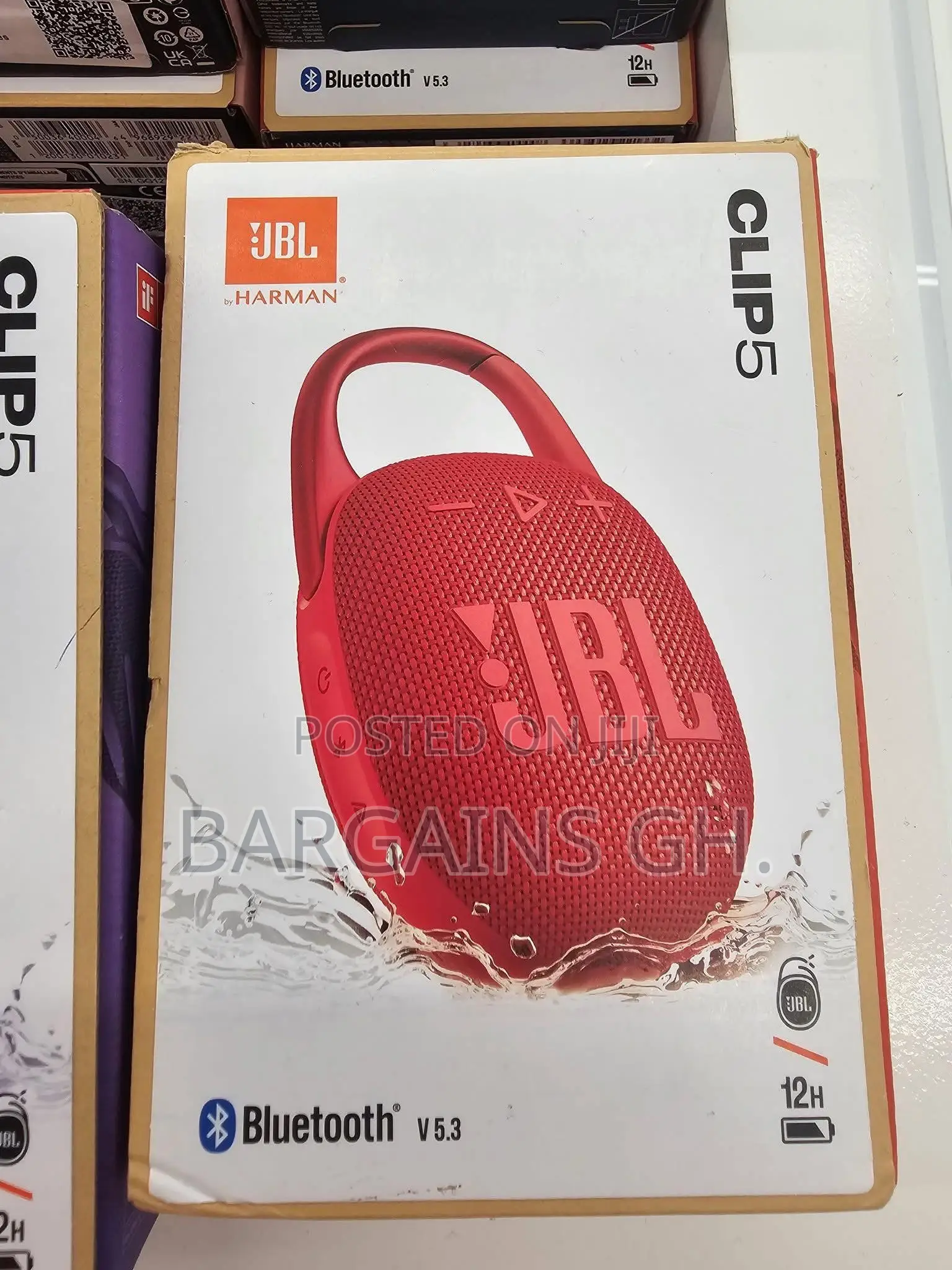 JBL Clip 5 Portable Waterproof Speaker