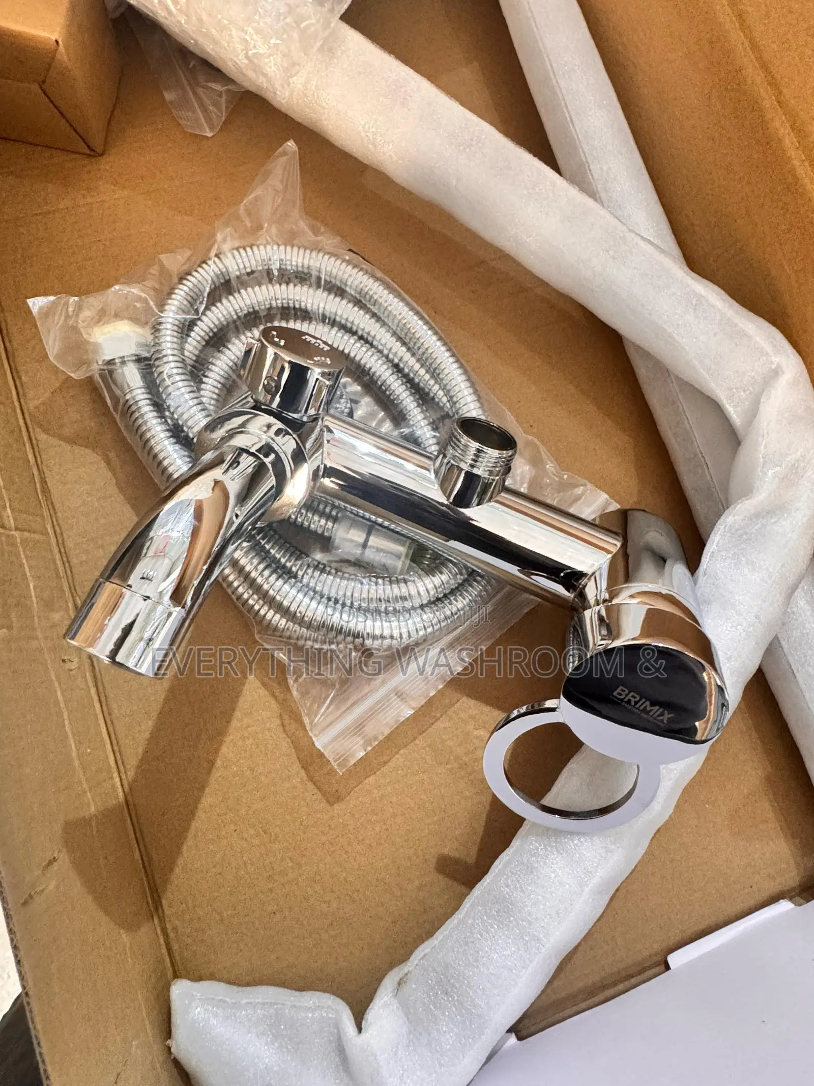 Brimix Original Shower Pole_chrome 3in1 Shower Pole