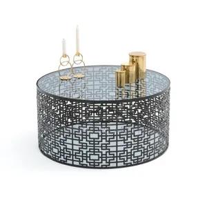 Glass Top Center Table (Motifs)