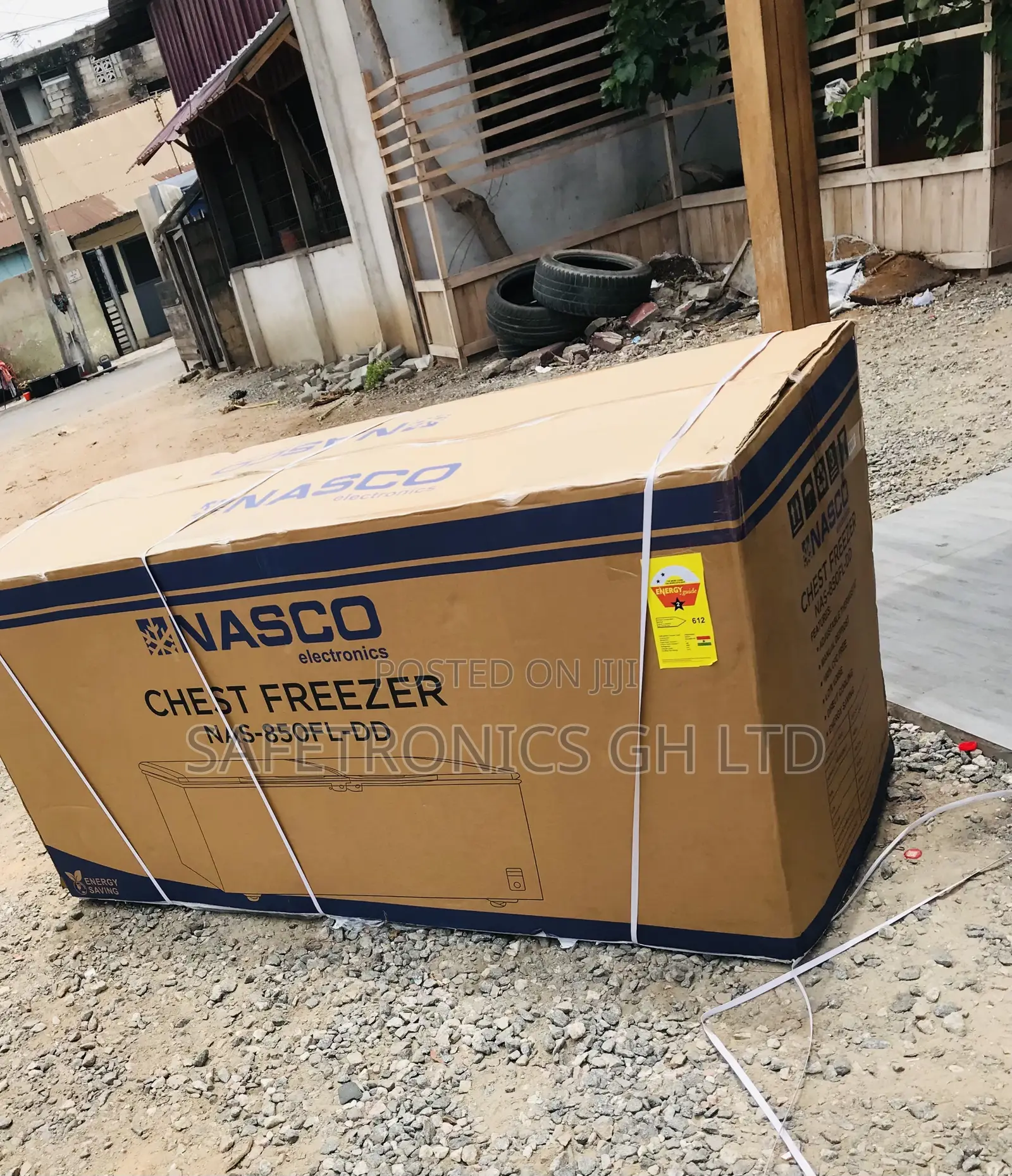 Durable Grey Nas-800fl Doubledoor 600 Liters Feezer