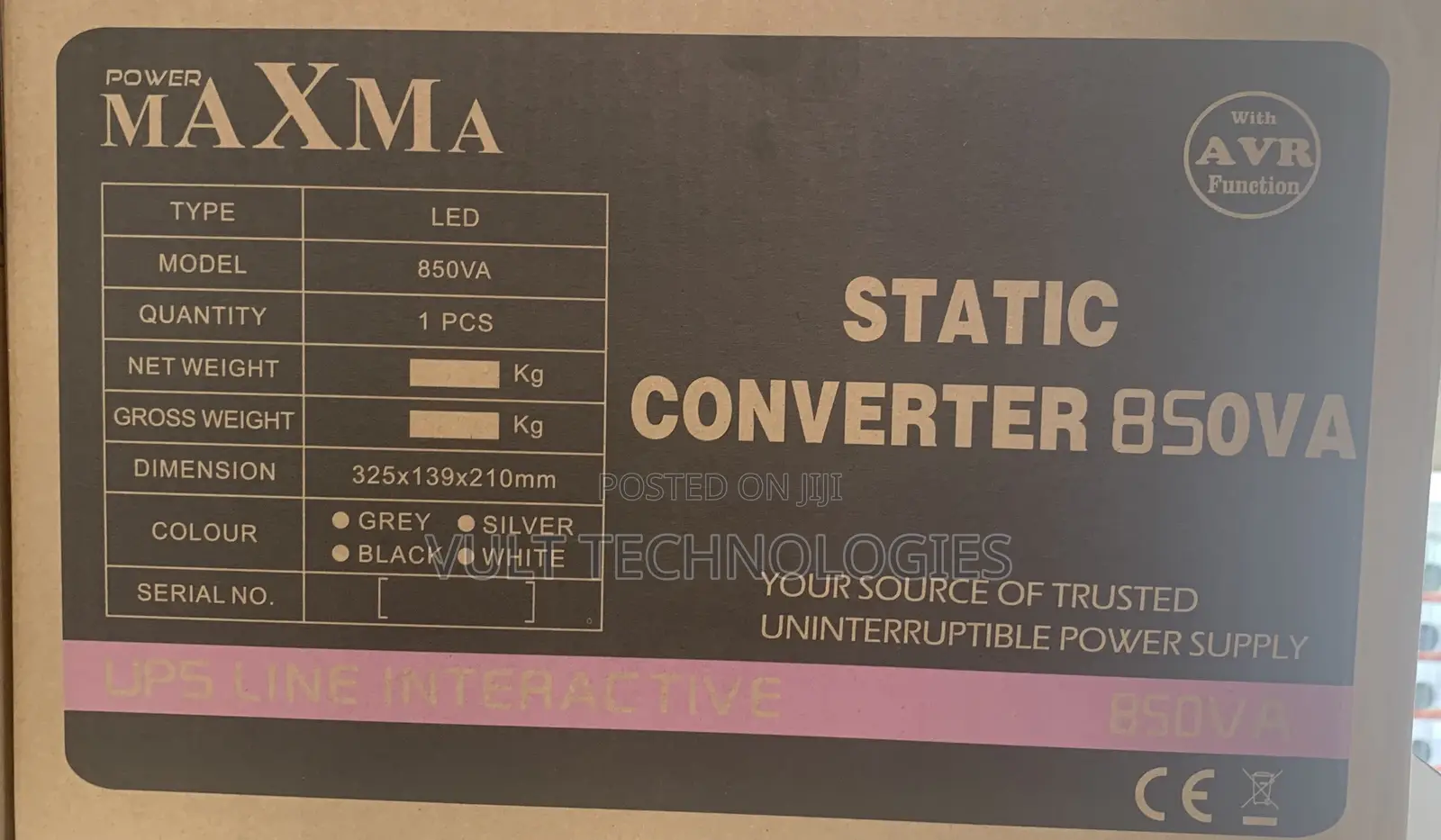 Maxma 850 Va