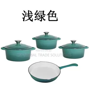 7 Set Cast Iron Cookware