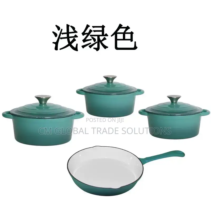 7 Set Cast Iron Cookware