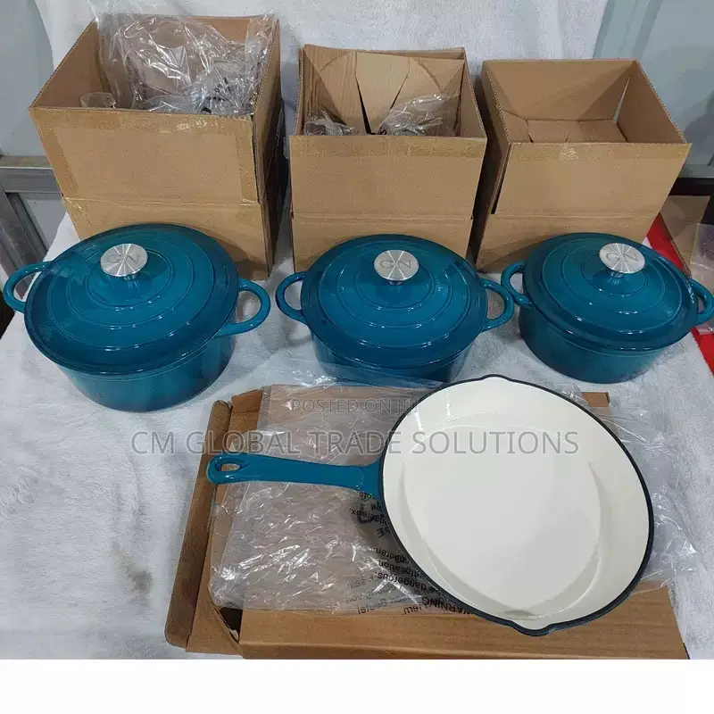 7 Set Cast Iron Cookware