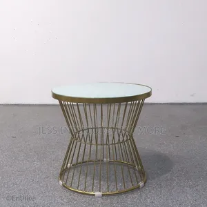 Modern Hourglass Side Table