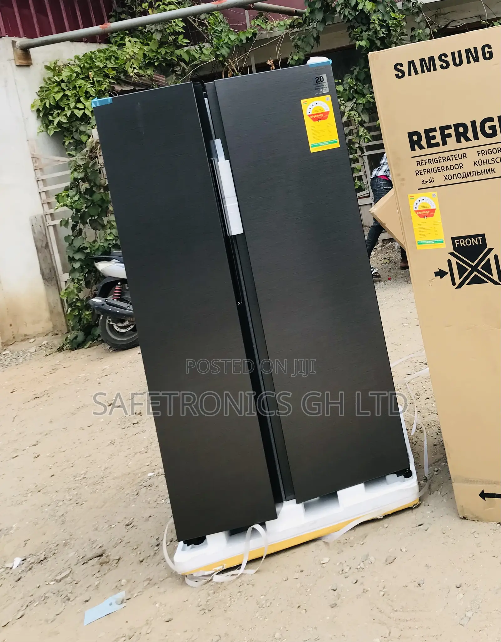 Grey Dark Samsung Sidebyside Fast 583l Samsung Fridge