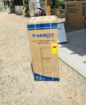Check Out Affordable Nasco Nasf2-13fl 2 Door Fridge(Silver)