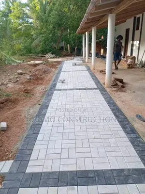 Pavement Bricks Laying