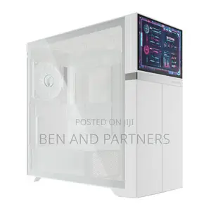 Valkyrie Vk02 Lcd Pc Case, With 10.1" Lcd Screen, White