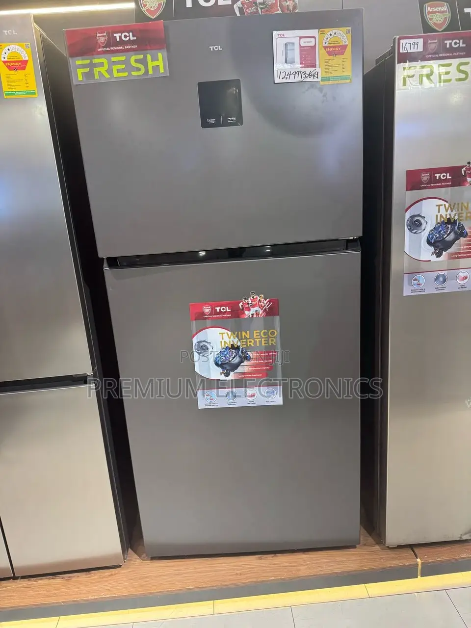 TCL 605ltr Top Mount Refrigerator P605tm | Twin Eco Inverter