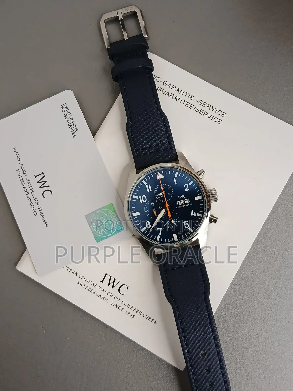 Iwc Le Petit Prince Pilot Chronograph Watch