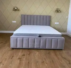 Off White Bed With Mattress