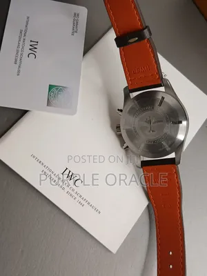 Iwc Pilot Green Dia Chronograph Watch for Gents