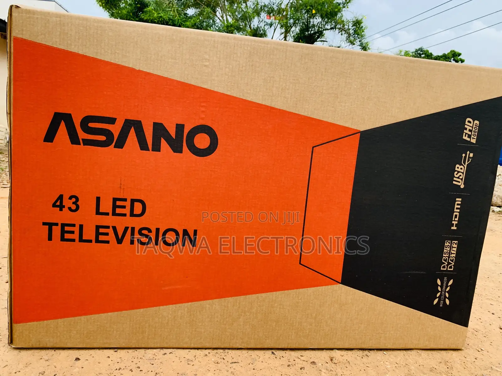 Beautifully Made Asano 43 Inch Digital Satellite Tv
