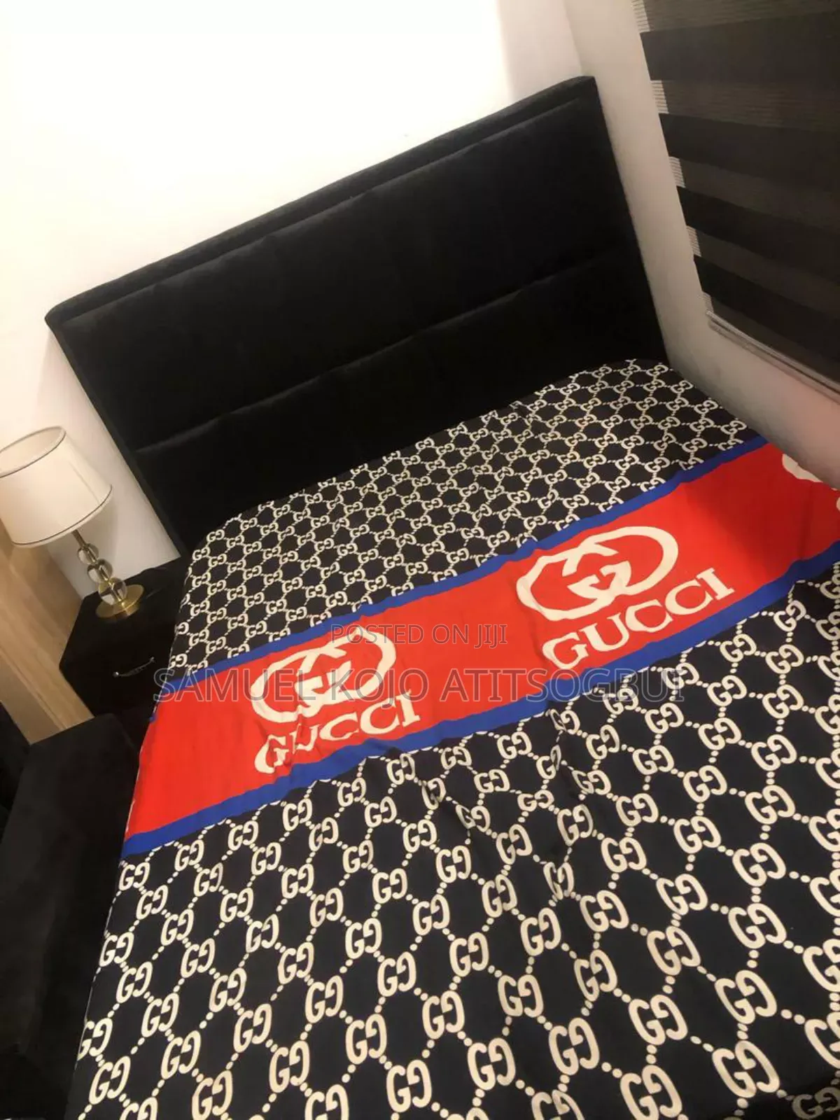 Mattress, Double Bed and Side Drawer