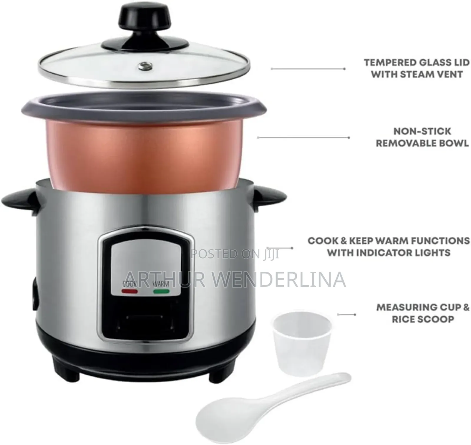 1.5liters Rice Cooker