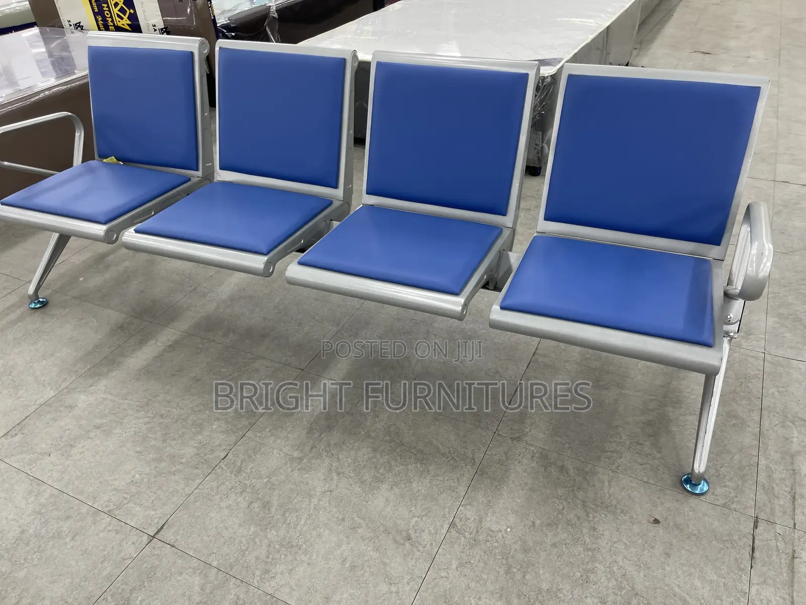 Quality Imported Metallic (4in1) Waiting Chair